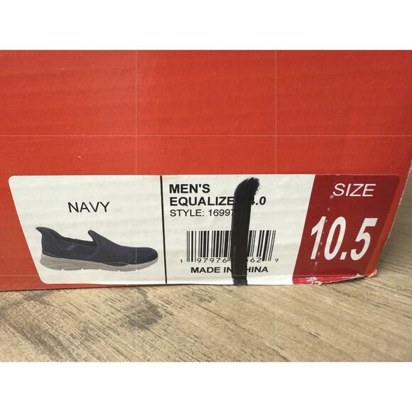 Skechers Men’s Equalizer Swift Fit Slip-On Sneakers Size 10.5 Navy - Picture 9 of 9